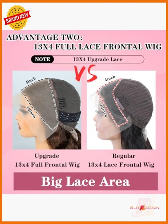 28 Inch 250% Density HD Lace Front Wig Loose Deep Wave 100% Human Hair Full